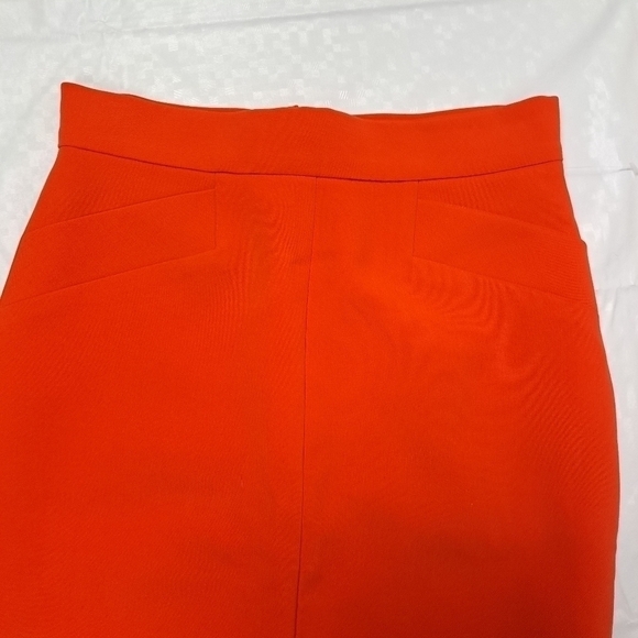 𝅺SANDRA Angelozzi Red Pencil Skirt  Skirt - Picture 4 of 10